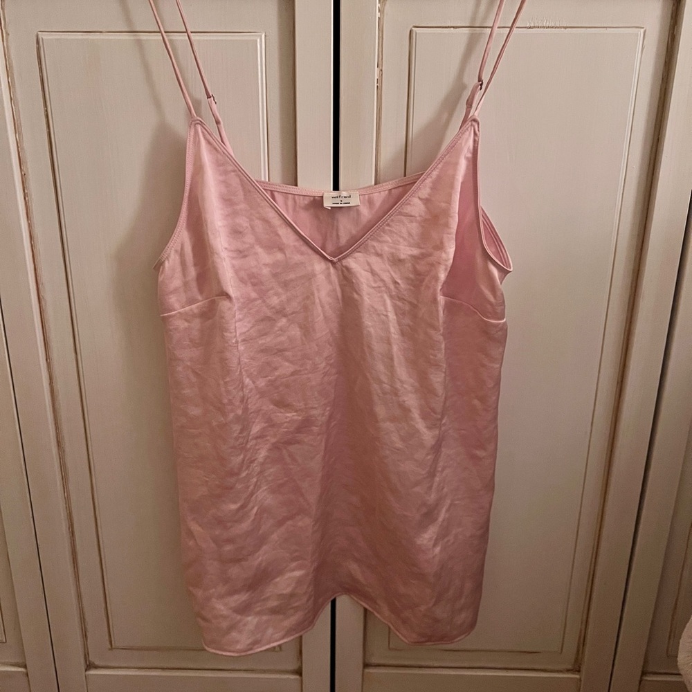 Pink Satin Cami